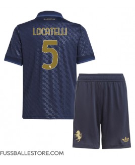Günstige Juventus Manuel Locatelli #5 3rd trikot Kinder 2024-25 Kurzarm (+ Kurze Hosen)